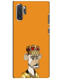 Чехол для Samsung Galaxy Note 10 Plus с картинкой «Золотая обезьяна Bored Ape» Чехол для Samsung Galaxy Note 10 Plus с картинкой «Золотая обезьяна Bored Ape»