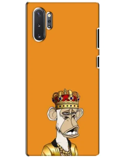 Чехол для Samsung Galaxy Note 10 Plus с картинкой «Золотая обезьяна Bored Ape» Чехол для Samsung Galaxy Note 10 Plus с картинкой «Золотая обезьяна Bored Ape»