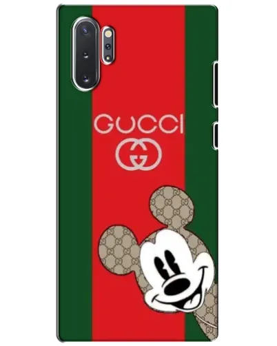 Чехол для Samsung Galaxy Note 10 Plus с картинкой «Gucci — полосы и Микки» Чехол для Samsung Galaxy Note 10 Plus с картинкой «Gucci — полосы и Микки»