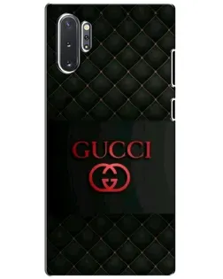 Чехол для Samsung Galaxy Note 10 Plus с картинкой «Gucci — стеганый черный»