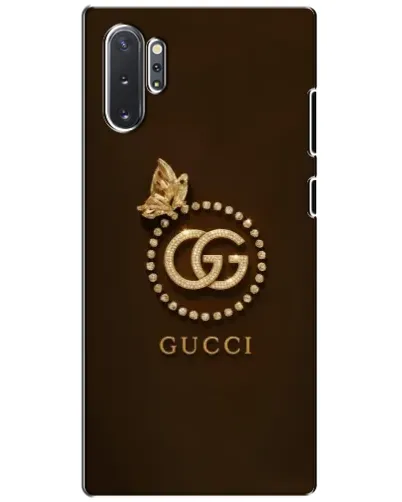 Чехол для Samsung Galaxy Note 10 Plus с картинкой «Gucci — золотая бабочка» Чехол для Samsung Galaxy Note 10 Plus с картинкой «Gucci — золотая бабочка»