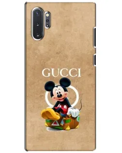 Чехол для Samsung Galaxy Note 10 Plus с картинкой «Микки Маус Gucci — крафт»