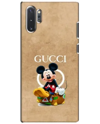 Чехол для Samsung Galaxy Note 10 Plus с картинкой «Микки Маус Gucci — крафт» Чехол для Samsung Galaxy Note 10 Plus с картинкой «Микки Маус Gucci — крафт»