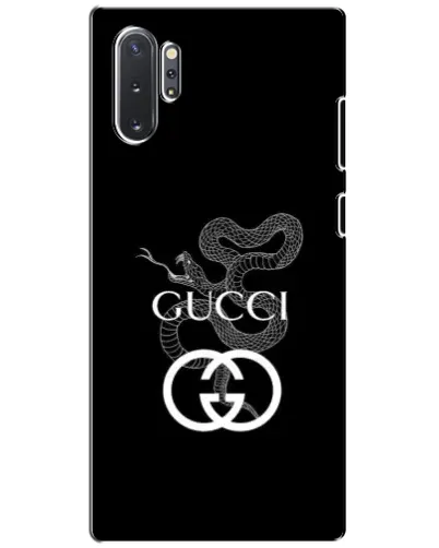 Чехол для Samsung Galaxy Note 10 Plus с картинкой «Gucci — серебряная змея» Чехол для Samsung Galaxy Note 10 Plus с картинкой «Gucci — серебряная змея»