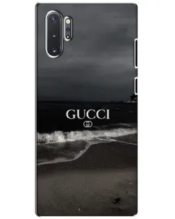 Чехол для Samsung Galaxy Note 10 Plus с картинкой «Gucci — морской прибой»