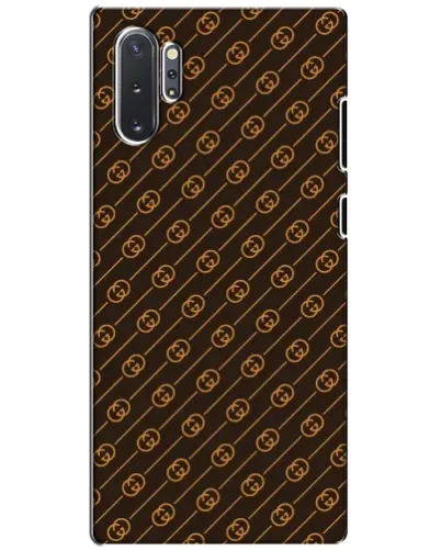 Чехол для Samsung Galaxy Note 10 Plus с картинкой «Gucci — золотые диагонали» Чехол для Samsung Galaxy Note 10 Plus с картинкой «Gucci — золотые диагонали»