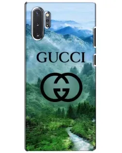 Чехол для Samsung Galaxy Note 10 Plus с картинкой «Gucci — горный пейзаж»