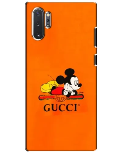Чехол для Samsung Galaxy Note 10 Plus с картинкой «Микки Маус Gucci — оранж» Чехол для Samsung Galaxy Note 10 Plus с картинкой «Микки Маус Gucci — оранж»