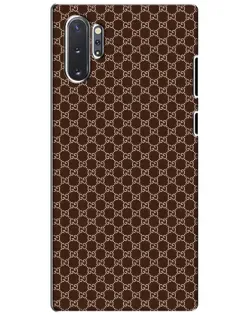 Чехол для Samsung Galaxy Note 10 Plus с картинкой «Gucci — шоколадная сетка»