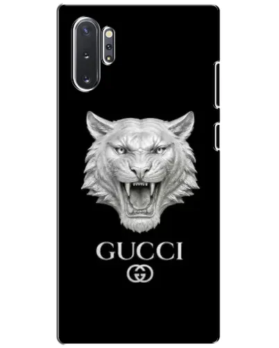 Чехол для Samsung Galaxy Note 10 Plus с картинкой «Gucci — серебряный лев» Чехол для Samsung Galaxy Note 10 Plus с картинкой «Gucci — серебряный лев»