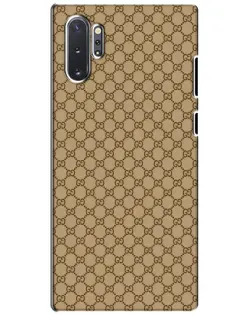 Чехол для Samsung Galaxy Note 10 Plus с картинкой «Gucci — классический беж»