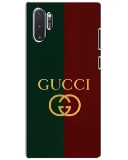 Чехол для Samsung Galaxy Note 10 Plus с картинкой «Gucci — темно-зеленый градиент»