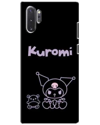Чехол для Samsung Galaxy Note 10 Plus с картинкой «Kuromi — черный минимализм» Чехол для Samsung Galaxy Note 10 Plus с картинкой «Kuromi — черный минимализм»