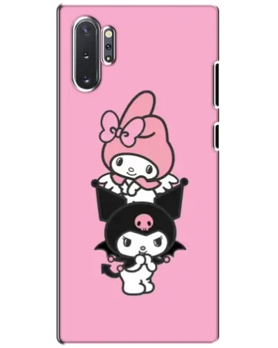 Чехол для Samsung Galaxy Note 10 Plus с картинкой «My Melody и Kuromi» Чехол для Samsung Galaxy Note 10 Plus с картинкой «My Melody и Kuromi»