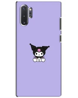 Чехол для Samsung Galaxy Note 10 Plus с картинкой «Kuromi — фиолетовый минимализм»