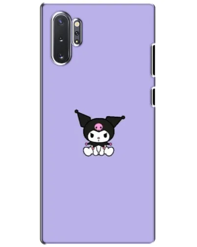 Чехол для Samsung Galaxy Note 10 Plus с картинкой «Kuromi — фиолетовый минимализм» Чехол для Samsung Galaxy Note 10 Plus с картинкой «Kuromi — фиолетовый минимализм»