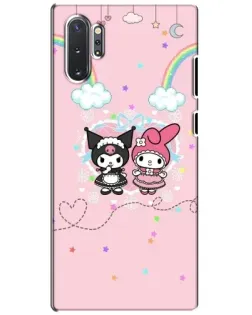 Чехол для Samsung Galaxy Note 10 Plus с картинкой «My Melody и Kuromi»