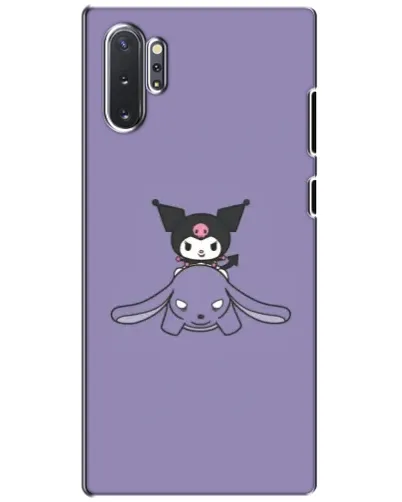 Чехол для Samsung Galaxy Note 10 Plus с картинкой «Kuromi на лиловом фоне» Чехол для Samsung Galaxy Note 10 Plus с картинкой «Kuromi на лиловом фоне»