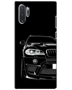 Чехол для Samsung Galaxy Note 10 Plus с картинкой «Темный силуэт BMW»