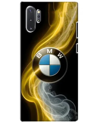 Чехол для Samsung Galaxy Note 10 Plus с картинкой «Золотистый дым BMW»