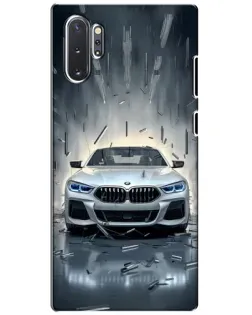 Чехол для Samsung Galaxy Note 10 Plus с картинкой «BMW в свете фар»