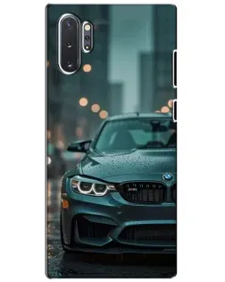 Чехол для Samsung Galaxy Note 10 Plus с картинкой «BMW в огнях города»