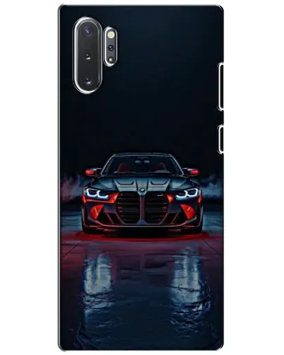 Чехол для Samsung Galaxy Note 10 Plus с картинкой «BMW на мокрой дороге»