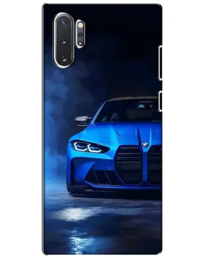 Чехол для Samsung Galaxy Note 10 Plus с картинкой «Голубая BMW M4»