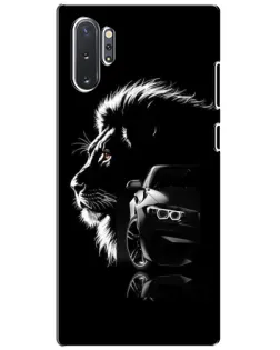 Чехол для Samsung Galaxy Note 10 Plus с картинкой «BMW и лев»