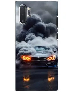 Чехол для Samsung Galaxy Note 10 Plus с картинкой «BMW в дыму»