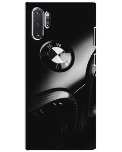 Чехол для Samsung Galaxy Note 10 Plus с картинкой «Эмблема BMW — макро»