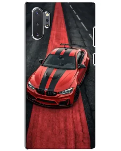 Чехол для Samsung Galaxy Note 10 Plus с картинкой «BMW на красной дорожке»
