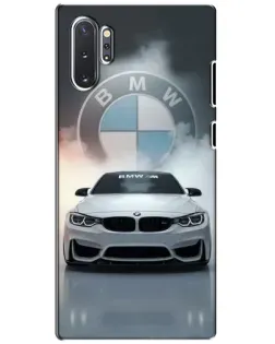 Чохол для Samsung Galaxy Note 10 Plus з картинкою «BMW в білому диму»
