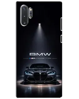 Чохол для Samsung Galaxy Note 10 Plus з картинкою «BMW крізь нічне місто»