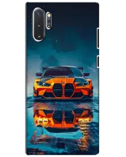 Чохол для Samsung Galaxy Note 10 Plus з картинкою «BMW — золота емблема»