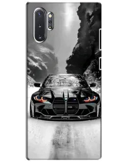 Чохол для Samsung Galaxy Note 10 Plus з картинкою «BMW — акварельний дрифт»