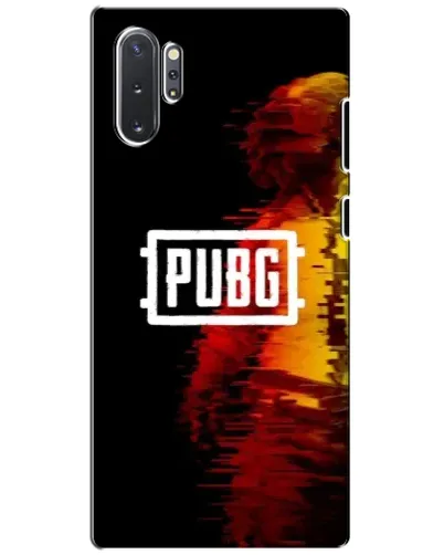 Чехол для Samsung Galaxy Note 10 Plus с картинкой «Яркий логотип PUBG»