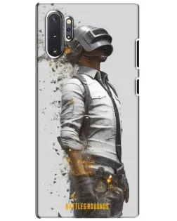 Чехол для Samsung Galaxy Note 10 Plus с картинкой «PUBG — боец в пыли»
