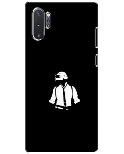 Чехол для Samsung Galaxy Note 10 Plus с картинкой «PUBG — белый шлем»