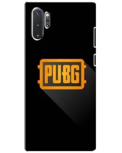 Чехол для Samsung Galaxy Note 10 Plus с картинкой «PUBG — рамка лого»
