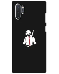 Чехол для Samsung Galaxy Note 10 Plus с картинкой «PUBG — силуэт воина»
