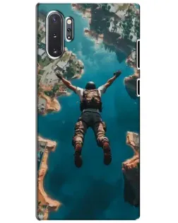 Чехол для Samsung Galaxy Note 10 Plus с картинкой «PUBG — свободное падение»