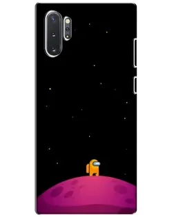 Чехол для Samsung Galaxy Note 10 Plus с картинкой «Одинокий герой на планете» Чехол для Samsung Galaxy Note 10 Plus с картинкой «Одинокий герой на планете»