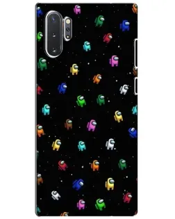 Чехол для Samsung Galaxy Note 10 Plus с картинкой «Экипаж Among Us» Чехол для Samsung Galaxy Note 10 Plus с картинкой «Экипаж Among Us»