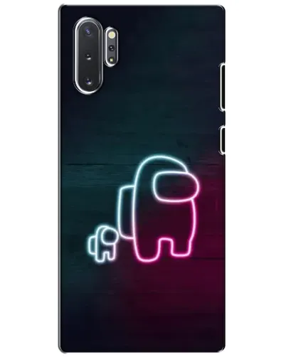 Чехол для Samsung Galaxy Note 10 Plus с картинкой «Among Us неон-арт» Чехол для Samsung Galaxy Note 10 Plus с картинкой «Among Us неон-арт»