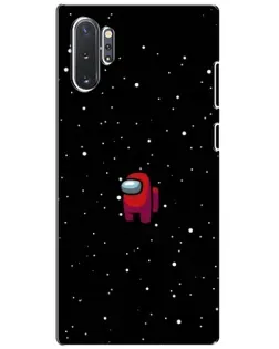 Чехол для Samsung Galaxy Note 10 Plus с картинкой «Красный Among Us»