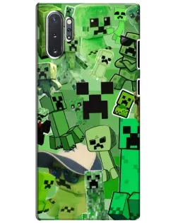 Чехол для Samsung Galaxy Note 10 Plus с картинкой «Криперы Minecraft» Чехол для Samsung Galaxy Note 10 Plus с картинкой «Криперы Minecraft»