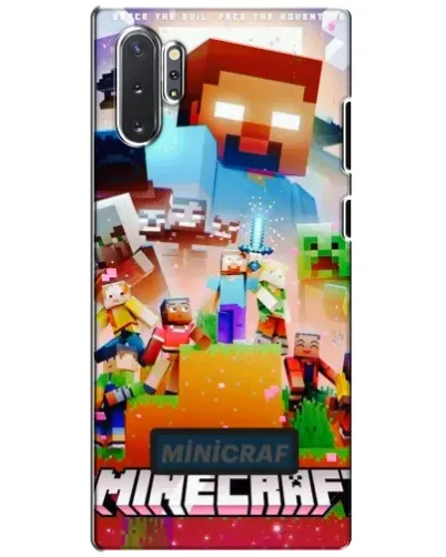 Чехол для Samsung Galaxy Note 10 Plus с картинкой «Minecraft герои игры» Чехол для Samsung Galaxy Note 10 Plus с картинкой «Minecraft герои игры»