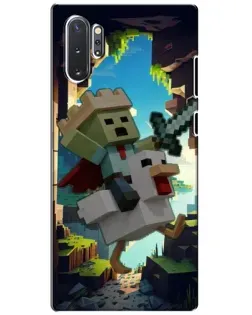 Чехол для Samsung Galaxy Note 10 Plus с картинкой «Стив и гусь» Чехол для Samsung Galaxy Note 10 Plus с картинкой «Стив и гусь»