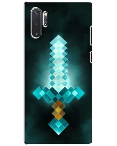 Чехол для Samsung Galaxy Note 10 Plus с картинкой «Алмазный меч неон» Чехол для Samsung Galaxy Note 10 Plus с картинкой «Алмазный меч неон»